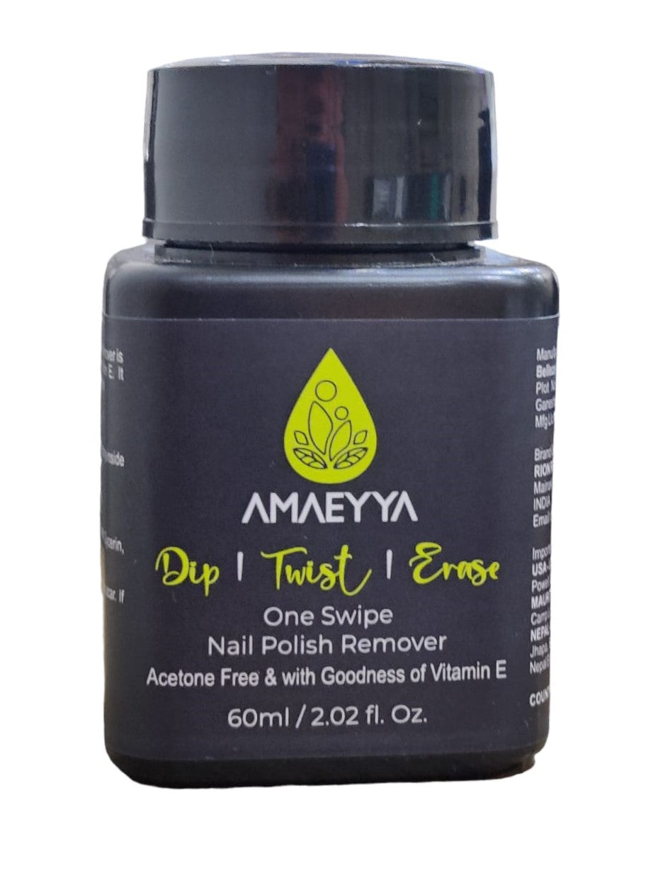 AMAEYYA Dip | Twist | Erase Nail Polish Remover