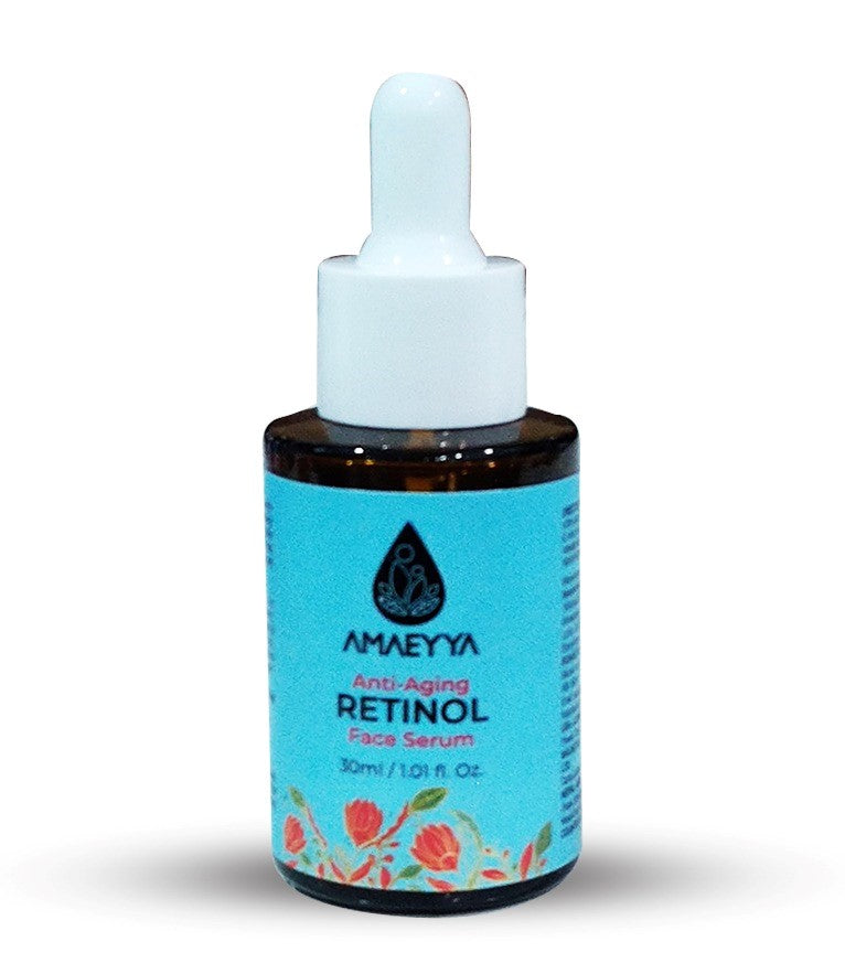 AMAEYYA RETINOL Anti-Ageing Face Serum with Vitamin A, Niacinamide & Quinoa Extracts